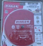 Diablo D1296L Saw Blade Inch Aluminum Lamintates Sealed. Fixed Price $60.00.