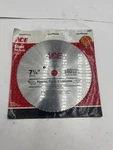 Ace 23583 7-1/4" Steel Saw Blade 140 Teeth 5/8" Arbor Diamond Knockout. Fixed Price $17.49.