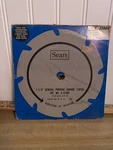 Preowned Vintage Sears Craftsman 7 1/4" General Purpose Carbon Tipped Blade Usa. Fixed Price $13.99.