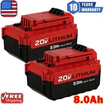 Pack 8.0AH Volt Lithium-ion Battery For Porter Cable Max PCC685L PCC680L. Fixed Price $37.69.