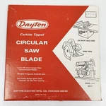 Vtg Dayton Circular Saw Combination Pattern Blades 6X121 1/2IN Arbor. Fixed Price $12.75.