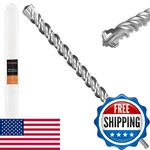 Keewaki 1-1/4" X 12" Sds Plus Rotary Hammer Drill Bit, Cross Carbide Tip, Heavy. Fixed Price $44.81.