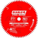 Diablo Steel Demon 7-1/4IN. Circular Saw Blade, Ferrous Metal Cutting, 70T,. Fixed Price $39.97.