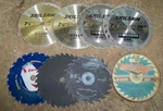 Skilsaw 7-1/4" Table Circular Blade Lot, 24T, 100T, 6" Roc Edge Dado Set. Fixed Price $29.99.