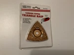 Chicago Electric Carbide Tipped Triangle Rasp 67461 New. Fixed Price $13.99.