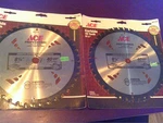 Two !! Ace 8-1/4" X 40 Tooth Carbide Tipped Saw Blades 2011724. Fixed Price $16.99.