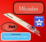 Pack Milwaukee 48-00-5092 Sawzall Reciprocating Blade 10 Tpi 6". Fixed Price $9.59.