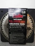 Craftsman 8" Dado Set Excalibur Adjustable Twin Model No. 9-32708. Fixed Price $79.98.