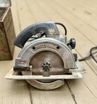 Vintage Porter Cable 146A Circular Saw With Metal Tool Case. Fixed Price $125.00.