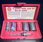 Mac Tools 6-PIECE Hole Saw Kit, SHS6P. Fixed Price $29.95.