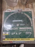 Masterforce Diamond Saw Blade 14 In Segmented Rim Cuts Pavers Brick Concrete. Fixed Price $31.99.