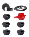 Bicafa 6 Pack Desk Grommet 2 Inch (50 Mm) Bi-metal Hole 1.97 50CM, Black. Fixed Price $18.07.