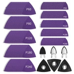 Amzwei Upgraded 206CS Zirconia Oscillating Tool Sanding Kit With 3 Triangle &.... Fixed Price $52.23.