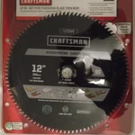 Craftsman 17544 12" X 96T Fine Finishing Carbide Saw Blade Thin Kerf Germany. Fixed Price $32.00.