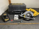 Dewalt DC390K 6-1/2" Circular Saw With Case, Charger & Battery. Fixed Price $119.00.