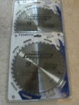 Two !!! Tenryu 9" X Tooth Carbide Tipped Saw Blades PT-23040. Fixed Price $34.99.