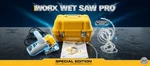 Workforce THD550 7" Handheld Wet Tile Saw With Case & Manual. Fixed Price $38.00.