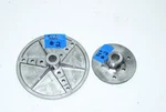 Shopsmith Mark V Lathe Face Plates: 6 Inch And 3.75" Aluminum, See Photos (#2). Fixed Price $44.95.
