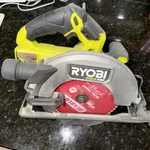 Ryobi One+ Hp 18V Brushless 7-1/4" Circular Saw Tool Only (used). Fixed Price $80.00.