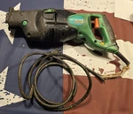 Hitachi CR13VA Electric Reciprocating Saw Damaged Cord. Fixed Price $20.00.