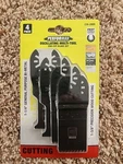 Performax Oscillating Multi-tool End-cut Blade 4 Piece Set Precision Cutting. Fixed Price $11.99.
