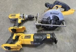 Dewalt 36 Volt Circular Saw 300 DC305 Drill DC900 1/2" Hammer. Fixed Price $60.00.
