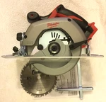 New Milwaukee 2630-20 Volt M18 6-1/2 Cordless Circular Saw & Blade. Fixed Price $102.39.