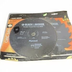 Black & Decker 7 1/4 Precision Steel Circular Saw Blade Plywood Pk 20T, 140T. Fixed Price $8.98.