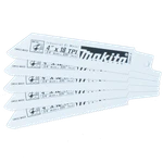 Makita 723063-A-5 4" Metal Cutting Recipro Saw Blade, 18TPI, 5/PK. Fixed Price $12.43.