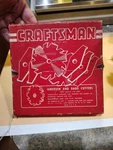 Vintage Craftsman 9-4874 Groover Dado & Cutters 6" Dia 1/2 Arbor Knock Outs. Fixed Price $19.99.