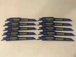 (10) Irwin Tool Demolition 6" X Tpi Reciprocating Saw Blades. Fixed Price $14.95.