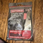 Craftsman 42799 Multi-purpose Snips Blade "new". Fixed Price $10.00.
