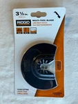 Ridgid A24JM04 3-1/2 Multi-tool Blade Flush Cutting, Wood Metal Drywall. Fixed Price $8.95.