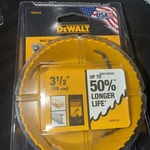 Hole Saw, Bi-metal, 3-1/2 In. DAH180056. Fixed Price $12.99.