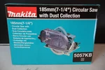 Makita 5057KB 185MM (7-1/4") Circular Saw With Dust Collector. Fixed Price $500.00.