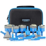 Hole Saw Kit - Znximer Diamond For Tiles, Ceramic, Granite, Ma. Fixed Price $59.99.
