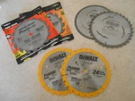 6 Lot (brand New) Dewalt & Black Decker 7 1/4" Carbide Tipped Steel/saw Blades. Fixed Price $32.99.