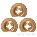 3 X 2-1/2" Flush Cut Carbide Oscillating Tool Blades Chicago Electric. Fixed Price $18.95.