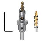 Joeric Tungsten Carbide Tipped Hole Saw Drill Bit 40MM Metal Wood Plastic. Fixed Price $12.40.