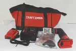 Craftsman CMCE501D1 Oscillating Tool Kit Cordless 11 Piece Set Battery Charger. Fixed Price $115.00.