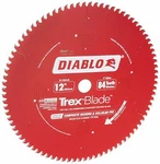 Freud D1284CD Diablo Miter Circular Saw Blade, In Dia, Arbor. Fixed Price $62.87.