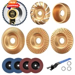 Burmong 14PCS Carving Disc Set For 4" & 4-1/2" Angle Grinder Wood.... Fixed Price $50.98.