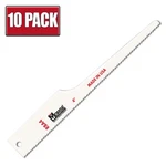4" X 18 Tpi Morse Air Saw Pneumatic Bi Metal Reciprocating Blades - 10 Pack. Fixed Price $26.16.