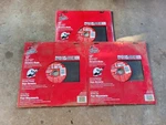 Lot (3) Vermont American Abrasive Blade 12'' Masonry Cutting Heavy Duty #28007. Fixed Price $50.00.