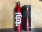 Branded Mlb Sf Stainless Steel 20 Oz. Double Wall Vacuum Bottle Water Contigo. Fixed Price $10.00.