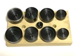 10 Piece Wheel Cup Tool For Lionel St 350 Chicago Rivet Press & Others Etc.. Fixed Price $259.00.