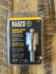 Klein Tools 7/8" Carbide-tipped Hole Saw CUTTER-31875. Fixed Price $30.18.