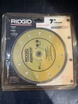 Ridgid 7-INCH Continuous Rim Porcelain Diamond Edgefor Granite, Marble Stone. Fixed Price $15.00.