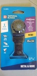 Imperial Blades Starlock 1-3/16IN Dia Bi-metal Precise Oscillating Saw. Fixed Price $11.95.