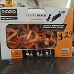 Ridgid Levelmax Tile Anti-lippage And Spacing System (FT3508). Fixed Price $22.00.